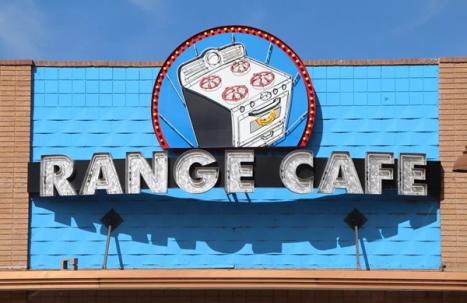Range Cafe Sign